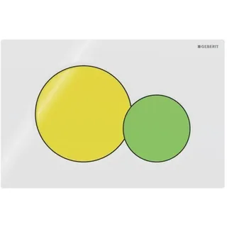 weiß Tasten gelb/grün