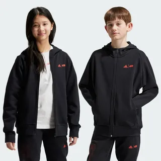 Adidas Z.N.E. Zip-Hoodie Schwarz/Rot 176