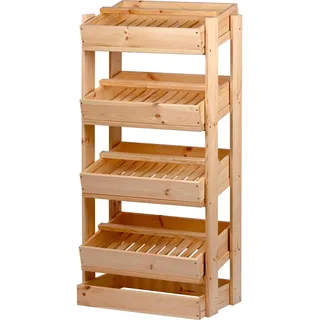 Tchibo - Vorratsregal - 35x53x116cm - naturfarben - Holz