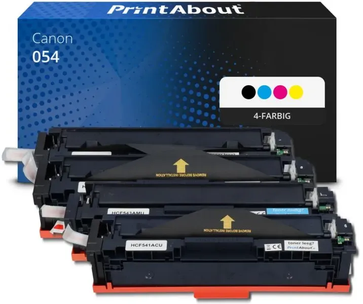 Toner kompatibel mit Canon 054  - 4-farbig - Multipack