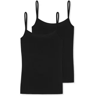 SCHIESSER Damen Spaghettitop Unterhemd-Modal Essentials (2er Pack