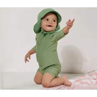 Tchibo - Baby-Sonnenmütze mit UV-Schutzfaktor 80 - Gr. 49-52 - grün