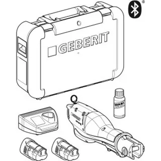 Geberit Pressgerät ACO 103 in Koffer 12V