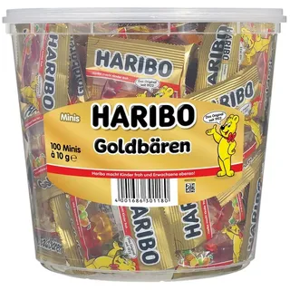 HARIBO Goldbären Minibeutel Fruchtgummi 100 St.