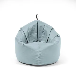 Nadimaideal Sitzsack 2 in1 Funktionen für Kinder, Teenager & Erwachsene | Indoor & Outdoor | Gaming Sitzsack -Komfortabler Beanbag | Füllung EPS Perlen (Grau, L -Durchmesser: 125 cm)
