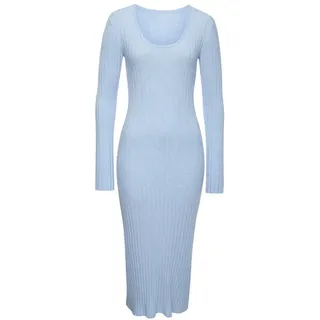 French Connection Strickkleid Damen blau-meliert Gr.40/42