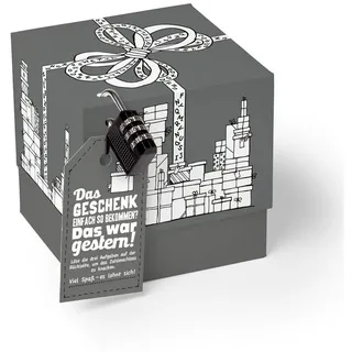 SURPRISA Geschenkbox mit Rätsel und Schloss