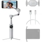 Insta360 Flow 2 Gray, Gimbal for Smartphones – Foldable AI Smartphone Gimbal, AI & Multi-Person Tracking, Integrated Tripod/Selfie Stick, Remote Control, for iPhone/Android, Travel