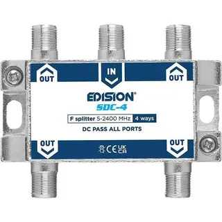 Edision SDC-4 Sat-Verteiler 4-fach 5-2400 MHz