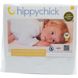 Hippychick Tencel Matratzenschutz - Spannbetttuch Einzelbett 90 x 200 - Tencel Fitted SheetEinzelbett 90 x 200 cm