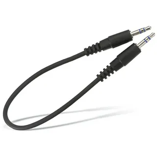 Logilink Audiokabel 3,5mm-Klinken-Stecker Mini-Phone stereo / 3,5mm-Klinken-Stecker Mini-Phone stereo 0,2m (CA1048)