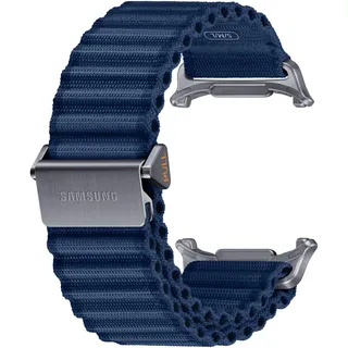 Samsung Trail Band für die Galaxy Watch Ultra | Uhrenarmband, Atmungsaktives Arbmand, Original Zubehör, weiches Material, guter Sitz, Hakenverschluss, Blue