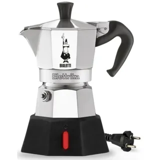 Bialetti Moka Elettrika 2 Tassen Silber/Schwarz