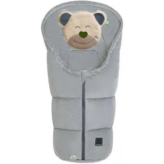 Odenwälder Cord Fußsäckchen Mucki® light grey