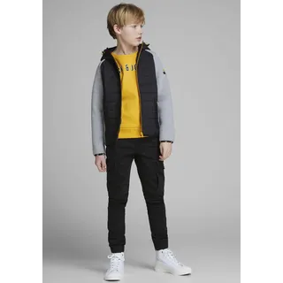 Jack & Jones Junior JACK & JONES Boy Cargohose Kinder, 178012 BLACK, 158