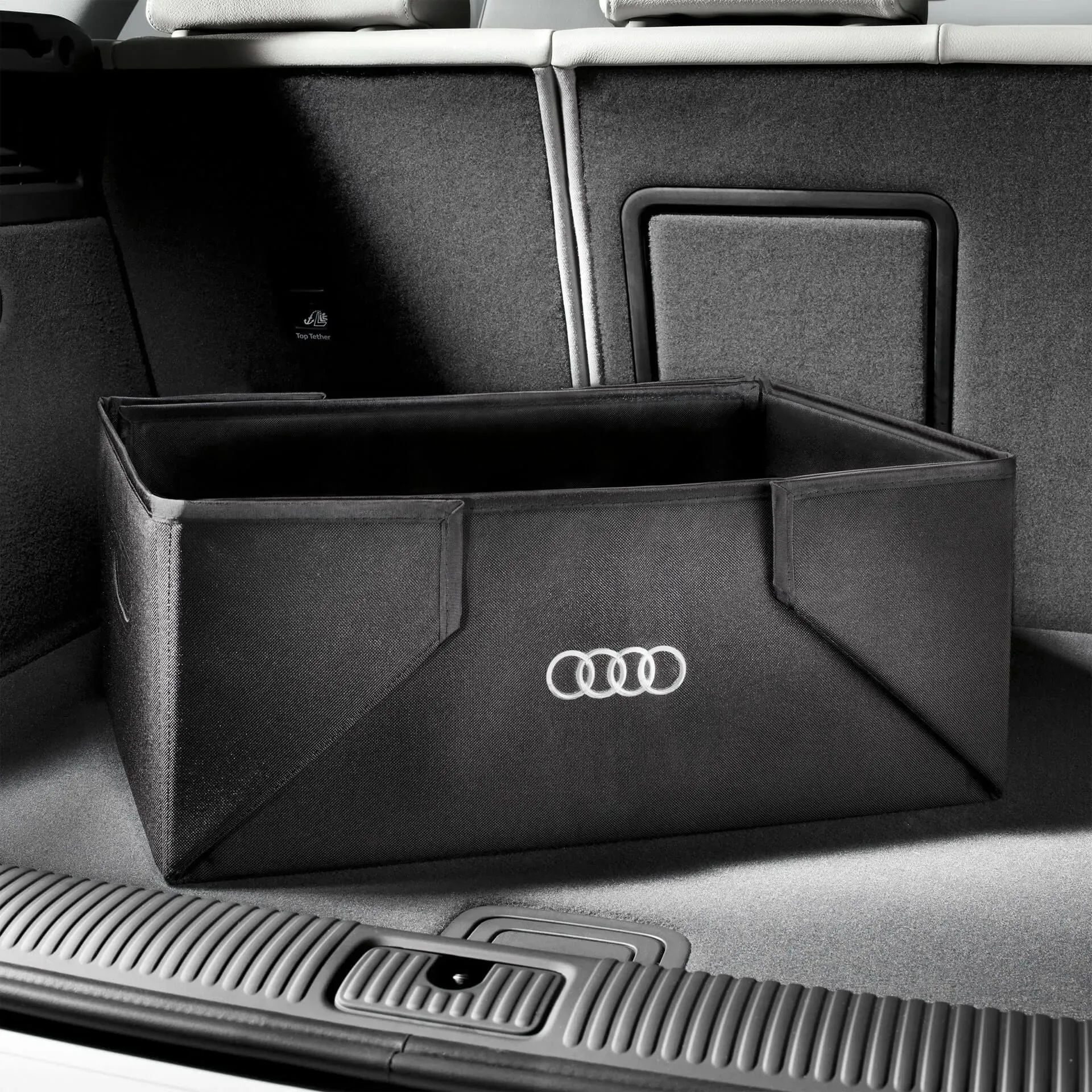 Audi Kofferraumbox Einkaufskorb faltbar schwarz 8U0061109