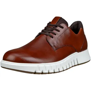 ECCO Sneaker Gruuv Studio Derby (Premium-Leder) braun Herren
