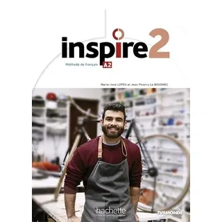 Hueber Inspire 2 - Internationale Ausgabe. Kursbuch mit Parcours digital® und Beiheft