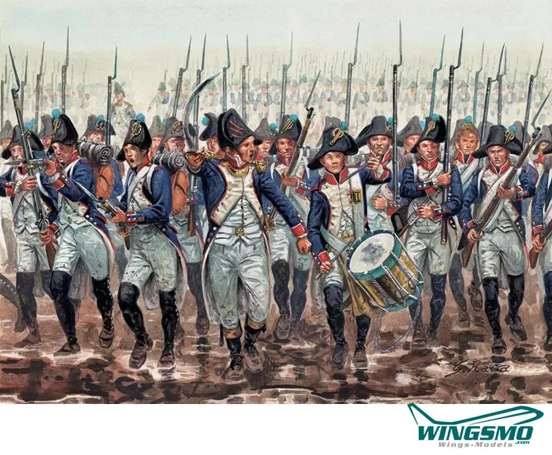 Italeri French Infantry 1798 - 1805 Napoleonic Wars 6092