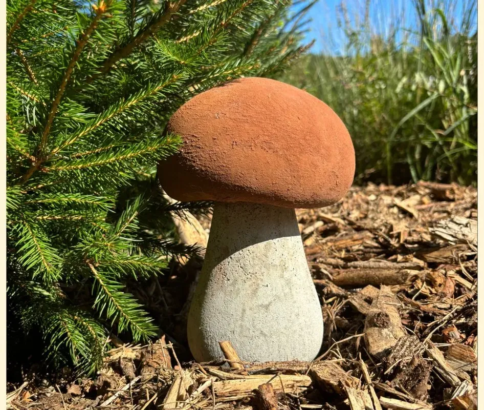 Steinpilz aus Beton