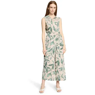Betty & Co Damen Jumpsuit ohne Arm 42, Nature/Green - 42W