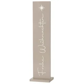 Boltze Dekoaufsteller WALDAN, in Hellgrau - (H)77 cm