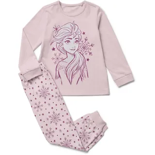 Tchibo - Kinder-Pyjama-Set »Eiskönigin« - Mädchen - Gr. 122/128 - rosa/print