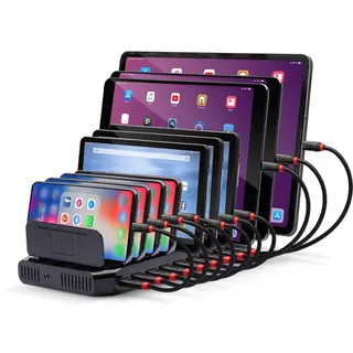 Lindy 10 Port USB-Ladestation für Tablets & Smartphones