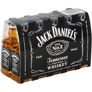 Jack Daniel's Old No. 7 Tennessee Whiskey 40% Vol. 10 x 50 ml