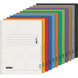 Brunnen Schnellhefter 12er-Set A4 FACT!plus