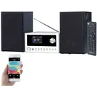 Micro-Stereoanlage mit Webradio, DAB+, FM, CD, Bluetooth, USB, 100 W