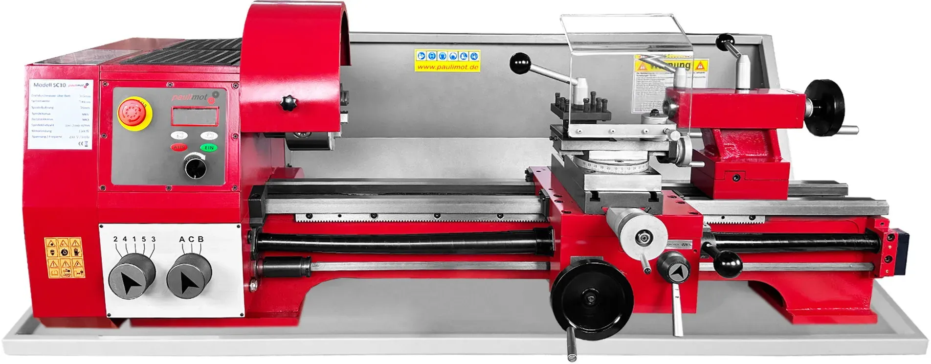 Drehmaschine SIEG SC10, 1500 Watt, 700 mm Spitzenweite