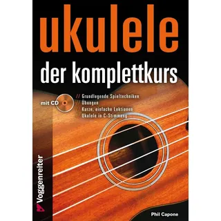 VOGGENREITER Ukulele - Der Komplettkurs (CD), C-Stimmung