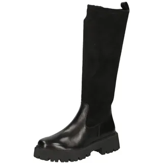 CAPRICE Damen Stiefel mit Absatz mit Thermosohle Bequem, Schwarz