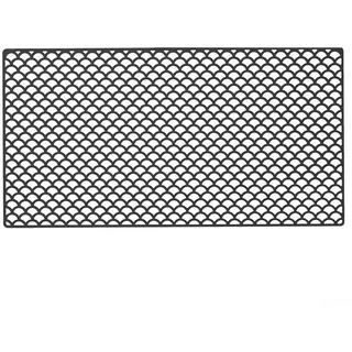 Große schwarze Silikon-Spülbeckenmatte, faltbar, rutschfest, 76 x 40 cm, zuschneidbar, für den Boden der Küchenspüle, Isolierpolster, Abflusspad, abtropfmatte spüle, spülbeckeneinlage (schwarz)