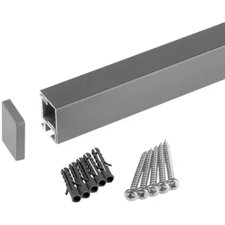 Kesseböhmer Linero MosaiQ EasyLine Küchenreling Edelstahloptik 1800 mm