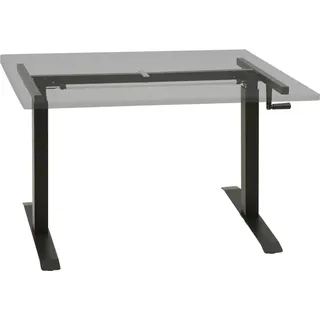 vidaXL Schreibtisch-Gestell Manuell Höhenverstellbar Handkurbel