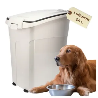 GarPet Futtertonne Luftdicht mit Deckel Futtertonne Pferd Hund Hundefutter Aufbewahrung Hundefutter Box Trockenfutter Aufbewahrung Futterbox Hund 54 L