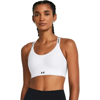 Under Armour Infinity 2.0 Mid Support Sport-BH Damen 100 white/black S A-C