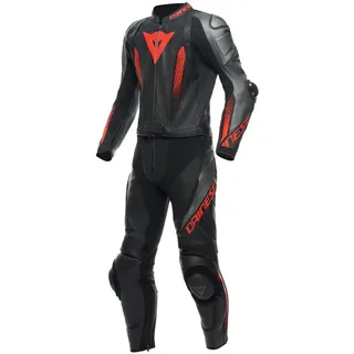 Lederkombi schwarz unisex, 48