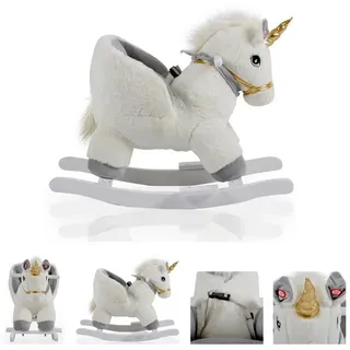 Moni Plüsch Einhorn Schaukeltier Moon