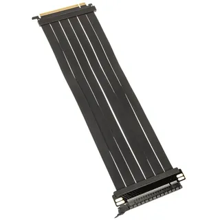 Kolink PCIe 5.0 x16 Riser-Kabel, 180° gewinkelt, 300mm Länge, Schwarz