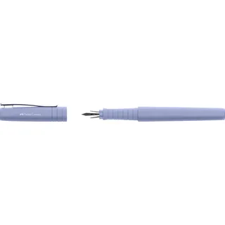 Faber-Castell 241007 - Füller Poly Pen, Federbreite F, Füllfederhalter pale iris