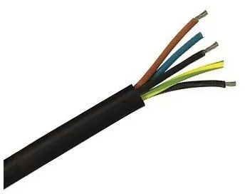 Erdkabel YKY 5x2,5mm2 0,6/1kV schwarz Elektrokabel Preis/1m E095A031560