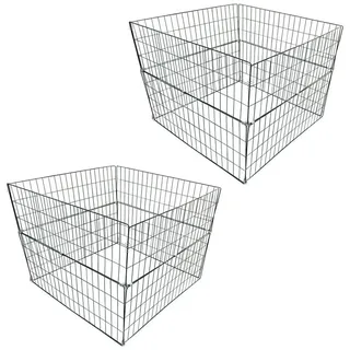 Estexo Drahtgitterkomposter 90 x 90 x 70 cm