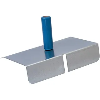 Jung-Henkelmann Jung Henkelmann Fugenblech (280x190 mm, Aufbug vorne 60 mm, Stahl verzinkt, Fugblech mit Holzgriff, Verfugungswerkzeug) 88328000