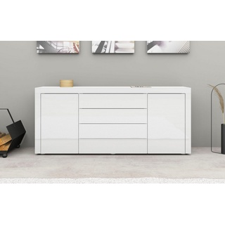 borchardt Möbel Sideboard »Santiago«, Breite 166 cm, weiß