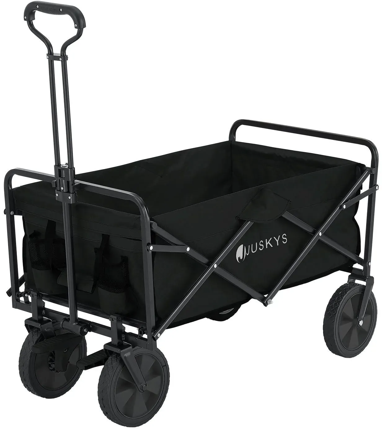 Faltbarer Bollerwagen - Schwarz