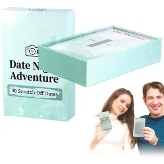 LearnLyrics Date Night Rubbelkarten - Date Night Spiele, spannende Date-Abenteuer | Romantische Date-Nachtaktivitäten Abenteuer, Date-Erlebnisse Paare Abenteuerspiel für Freund, Freundin