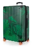Q-Damm - Großer Koffer Trolley Floral, 77 cm, 133 Liter